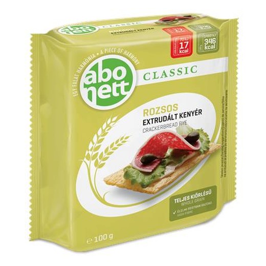 Abonett extrudovaný chlieb, 100 g, ražný