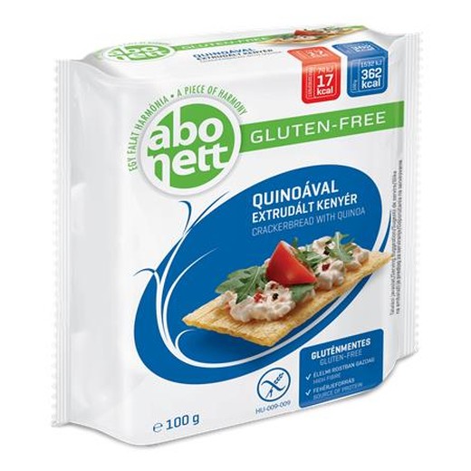 Abonett extrudovaný chlieb, 100 g, quinoa, bezlepkový