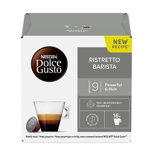 Kávové kapsule, 16 ks, NESCAFÉ DOLCE GUSTO "Ristretto Barista"