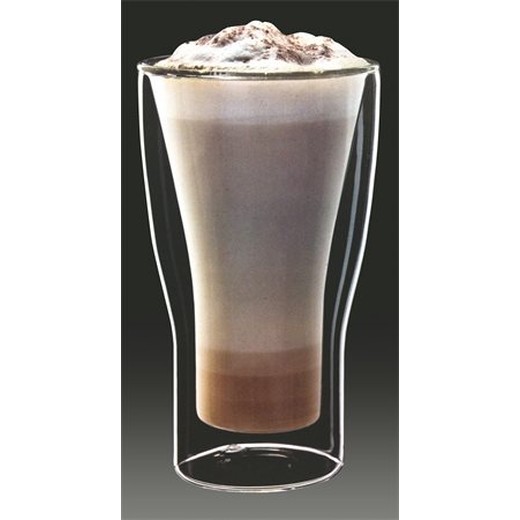 Pohár na latte macchiato, dvojité sklo, 34 cl, 2 ks, "Thermo"