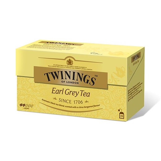 Čaj Twinings "Earl Grey", 12x25*2g