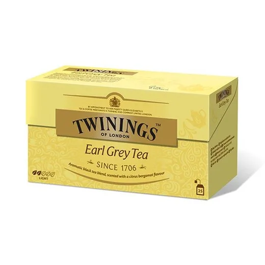 Čaj Twinings "Earl Grey", 12x25*2g