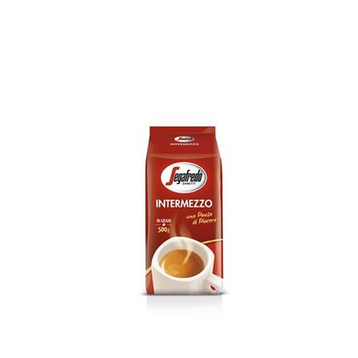 Káva, pražená, zrnková, vákuové balenie, 500 g, SEGAFREDO "Intermezzo"