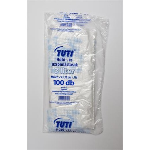 Vrecká na desiatu a do chladničky, 3 l, TUTI