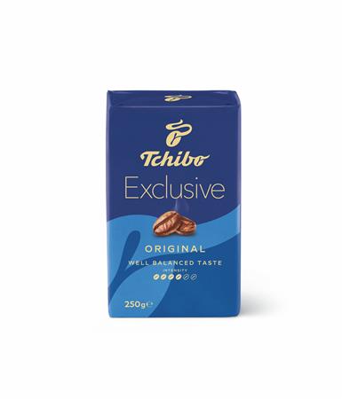 Káva, pražená, mletá, vákuové balenie, 250 g, TCHIBO "Exclusive"