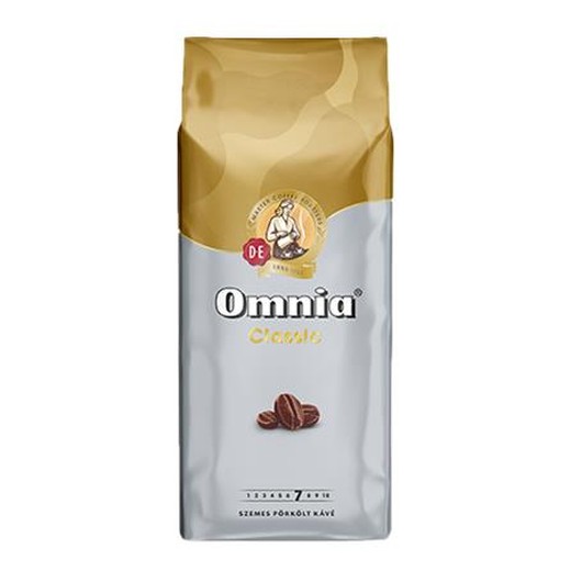 Káva, pražená, zrnková, vákuové balenie, 1000 g,  DOUWE EGBERTS "Omnia"