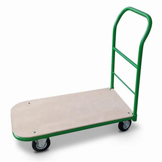 Prepravný vozík, ručný, nosnosť: 200 kg, zelený/hnedý