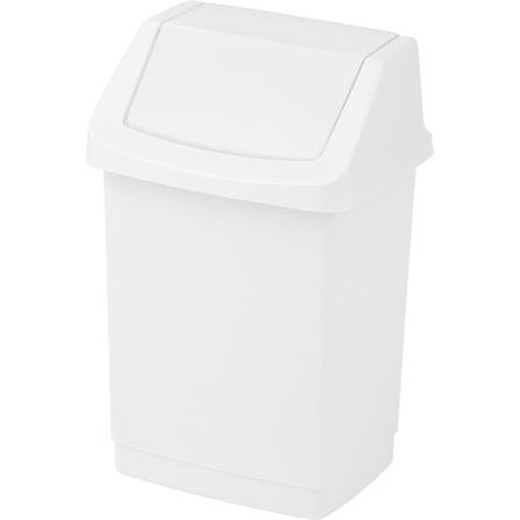 Odpadkový kôš, 50 l, CURVER "Click-It", biela