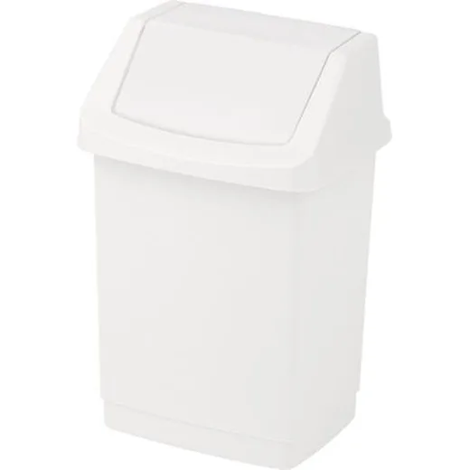 Odpadkový kôš, 50 l, CURVER "Click-It", biela