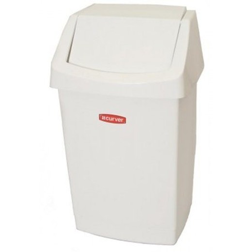 Odpadkový kôš, 25 l, CURVER "Click-It", biela