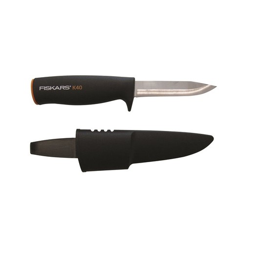 Nôž, záhradkársky, 10 cm, FISKARS "K40"