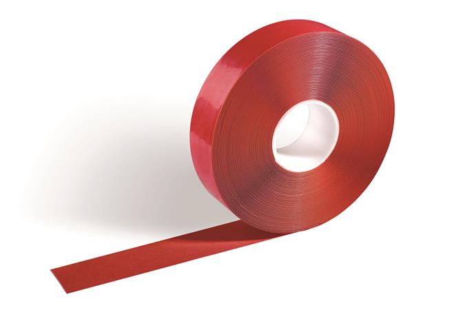 Označovacia páska, 50 mm x 30 m, 0,5 mm, DURABLE, "DURALINE ", červená