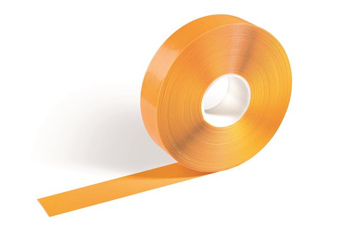 Označovacia páska, 50 mm x 30 m, 0,5 mm, DURABLE, "DURALINE ", žltá