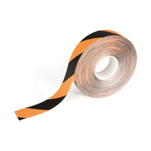 Označovacia páska, 50 mm x 15 m, 0,5 mm, DURABLE, "DURALINE", čierna/žltá