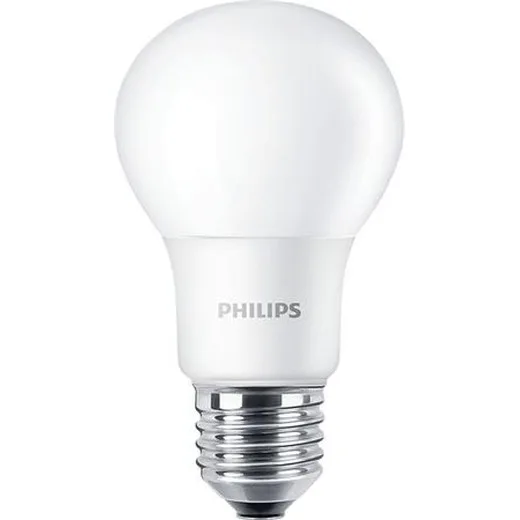 LED žiarovka, E27, guľa, A60, 5W, 470lm, 4000K, PHILIPS "CorePro"