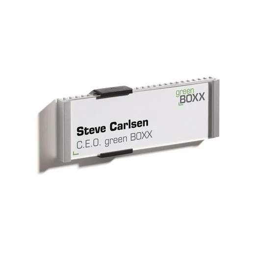 Informačná tabuľka, 149x52,5 mm, DURABLE "INFO SIGN", strieborná