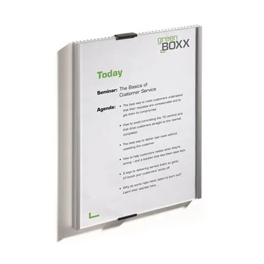 Informačná tabuľka, 210x297 mm, DURABLE "INFO SIGN", strieborná