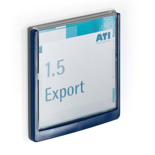 Informačná tabuľka, 149x148,5 mm, DURABLE "CLICK SIGN", modrá