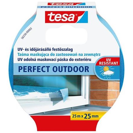 Maskovacia páska, do exteriéru, 25 mm x 25 m, TESA "Perfect  Outdoor"