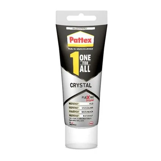 Lepidlo, stavebné-montážne, 90 g, HENKEL "Pattex One for All Crystal"