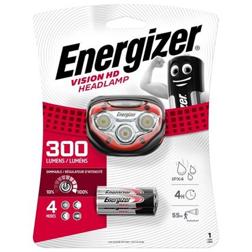 Lampa na hlavu, 3 LED, 3xAAA, ENERGIZER "Vision HD"