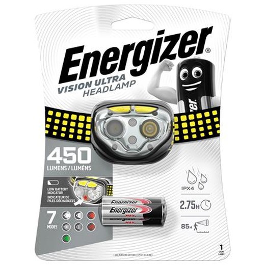 Lampa na hlavu, 4 LED, 3xAAA, ENERGIZER "Vision Ultra"
