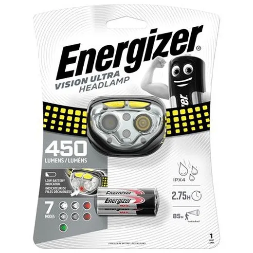 Lampa na hlavu, 4 LED, 3xAAA, ENERGIZER "Vision Ultra"