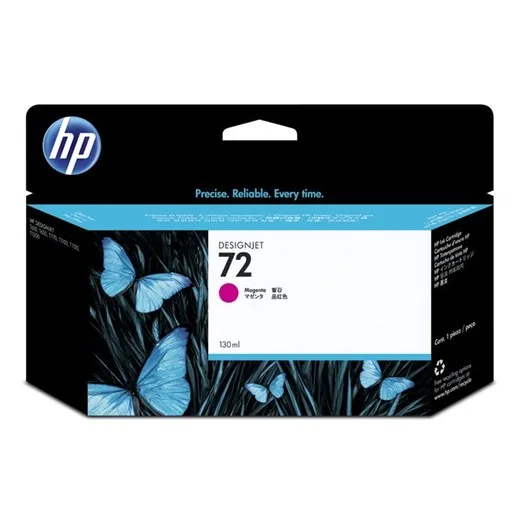 C9372A Atramentová náplň k Designjet T610, T640, T1100, T1100ps tlačiarňam , HP 72, magenta, 130 ml