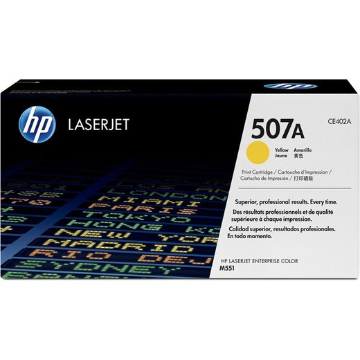 Laserjet M551 žltý toner, 6K /507A/