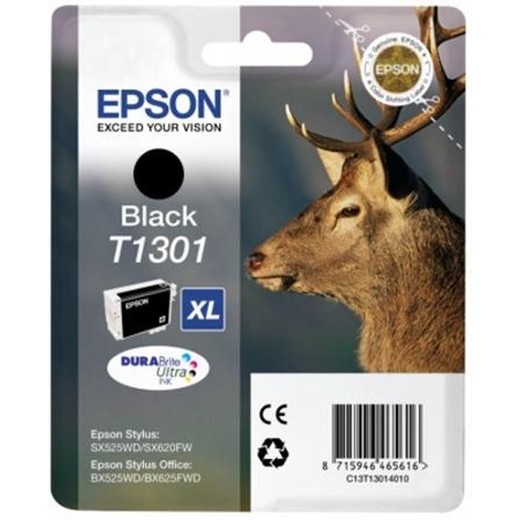 Náplň T13014012 k tlačiarniam Stylus Office SX620, BX320, EPSON, čierna, 25,4 ml