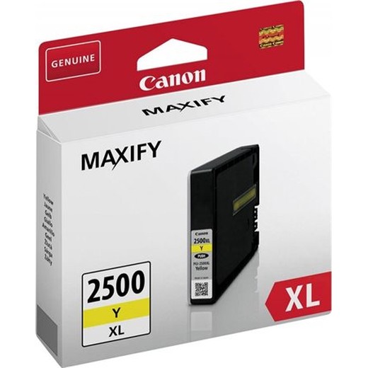 PGI-2500YXL náplň do tlačiarní Maxify MB5350, CANON, žltá, 19,3 ml