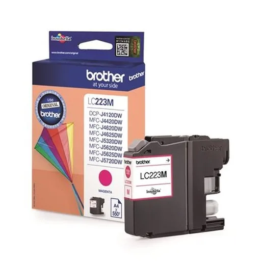 LC223M náplň do tlačiarní MFC-J4420DW, MFC-J4620DW, BROTHER, červená, 550 str.