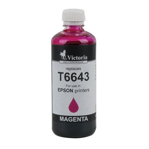 T6643 náplň do tlačiarní L100, 200mfp, VICTORIA TECHNOLOGY, červená, 100ml