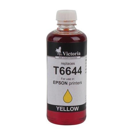 T6644 náplň do tlačiarní L100, 200mfp, VICTORIA TECHNOLOGY, žltá, 100ml