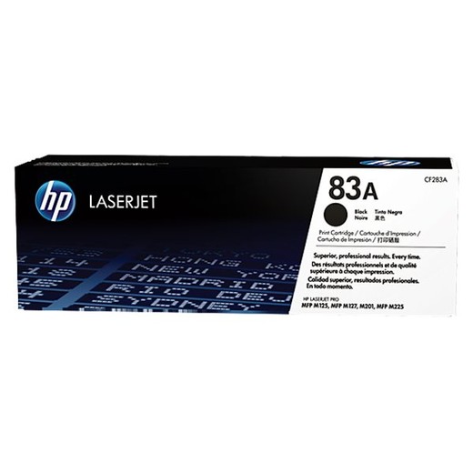 CF283A toner k tlačiarňam LaserJet Pro M125, M126, M127, M128, HP, čierny, 1,5k