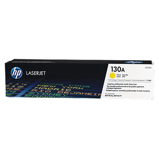CF352A toner do tlačiarne Color LaserJet Pro MFP M176n, HP 130, žltý, 1k