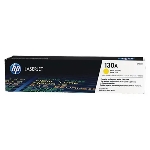 CF352A toner do tlačiarne Color LaserJet Pro MFP M176n, HP 130, žltý, 1k