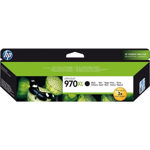 CN625AE náplň do tlačiarne OfficeJet Pro X 451, 476, 551, 576, HP 970xl, čierna, 9,2k