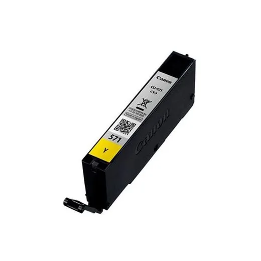 CLI-571Y náplň pre tlačiarne Pixma MG5750, 6850,7750, CANON žltá, 7 ml