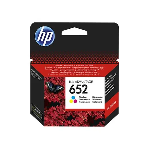 F6V24AE Atramentová náplň k tlačiarňam Deskjet Ink Advantage 1115, HP 652 farebná, 200 strán