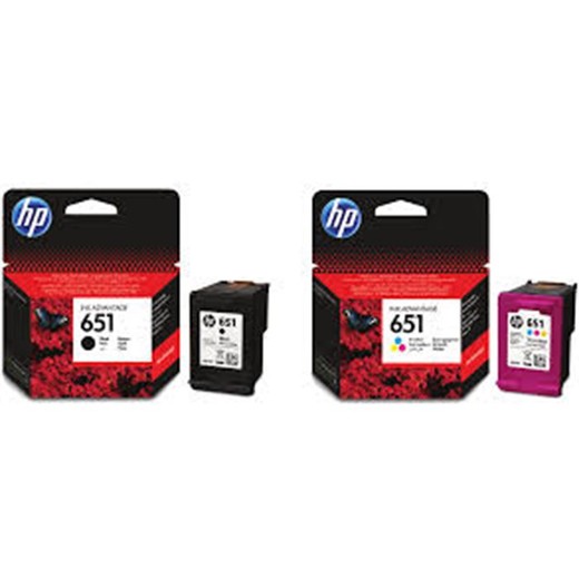 C2P11AE náplň k tlačiarňam Deskjet Ink Advantage 5575, HP 651 farebná, 300 strán