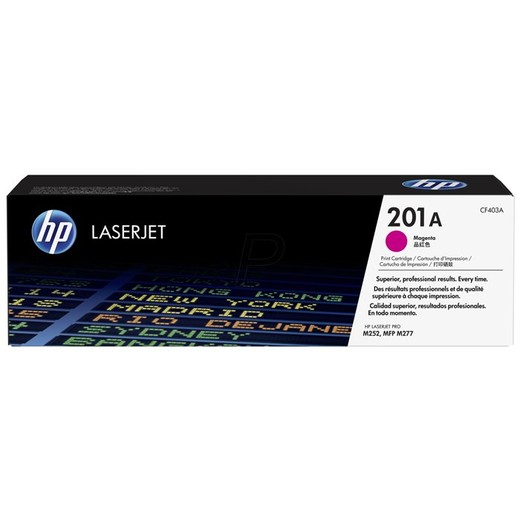 CF403A Toner k tlačiarnam Color LaserJet Pro M252,M277, HP 201A červená 1,4k