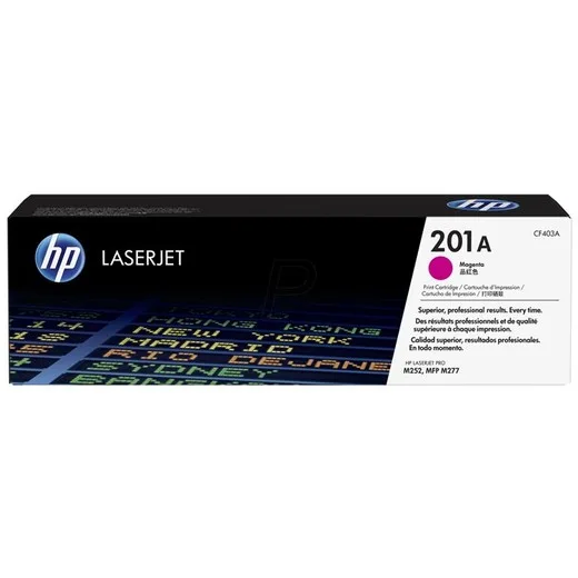 CF403A Toner k tlačiarnam Color LaserJet Pro M252,M277, HP 201A červená 1,4k
