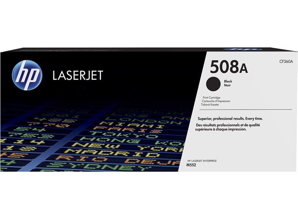 CF360A Toner k tlačiarnam Color LaserJet Enterprise M552, M553 , HP 508A čierna 6k
