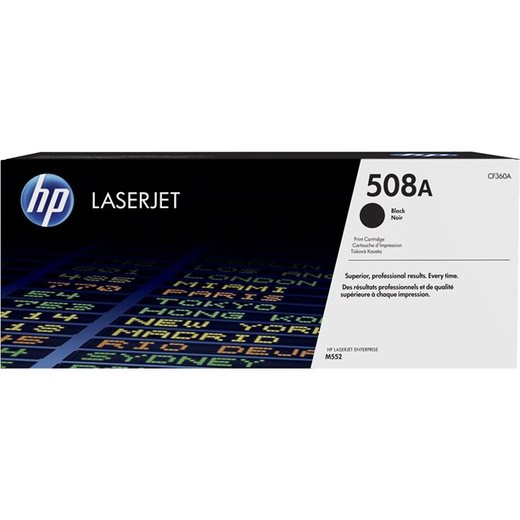 CF360A Toner k tlačiarnam Color LaserJet Enterprise M552, M553 , HP 508A čierna 6k