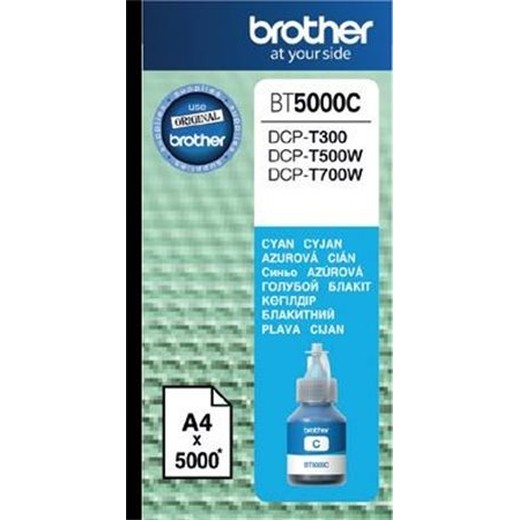 BT5000C Náplň DCP T-300, 500W, 700W, BROTHER modrá, 5K