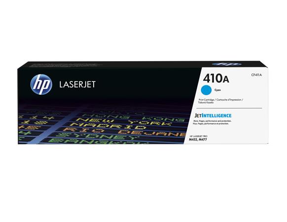 CF411A toner k tlačiarňam ColorLaserJet M452/477, HP modrá, 2,3k
