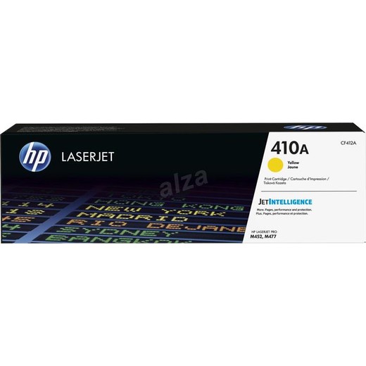 CF412A toner k tlačiarňam ColorLaserJet M452/477, HP žltá, 2,3k