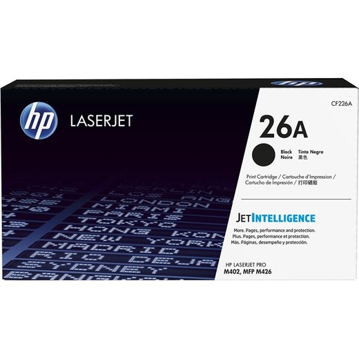 CF226A toner k tlačiarňam LaserJet Pro M402, 426, HP 26A čierna 3,1k
