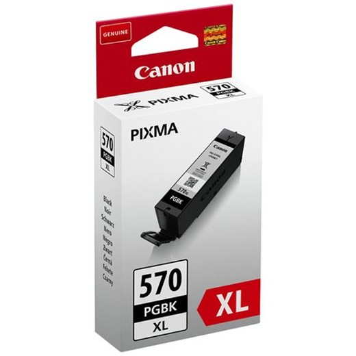 PGI-570BXL Toner pre tlačiarne Pixma MG5750, 6850, 7750, CANON čierna, 22 ml